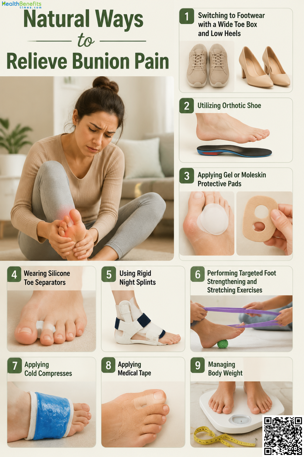 Natural Ways to Relieve Bunion Pain