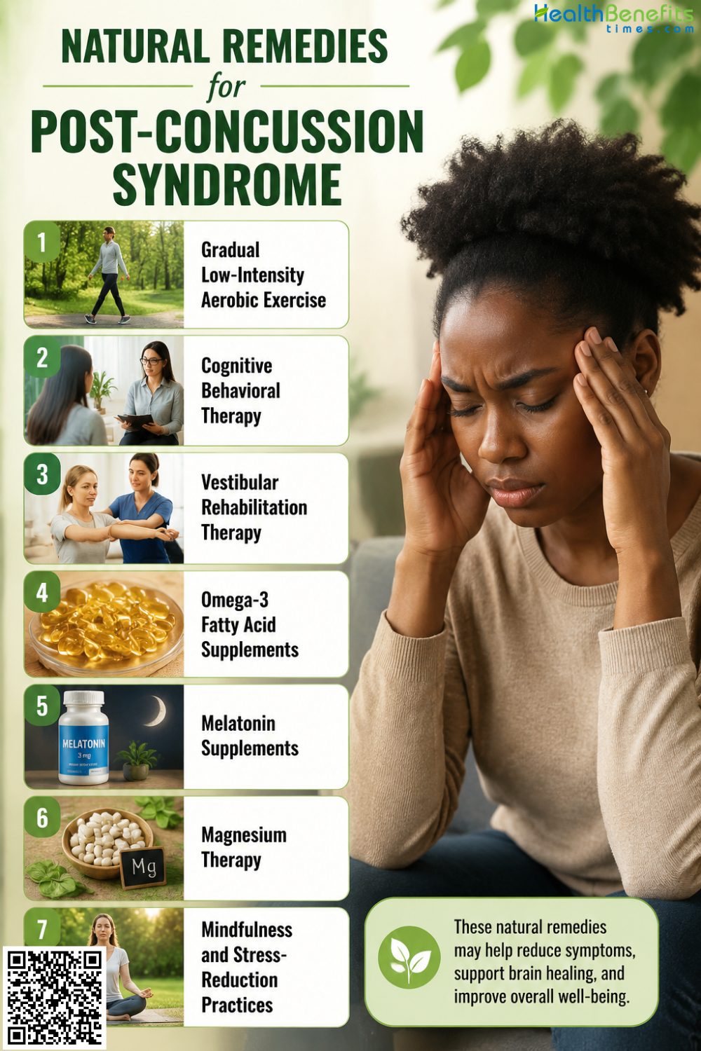 Natural Remedies for Post-Concussion Syndrome