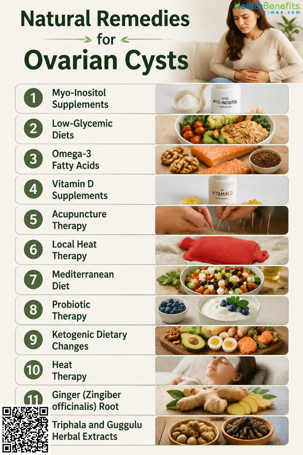 Natural Remedies for Ovarian Cysts