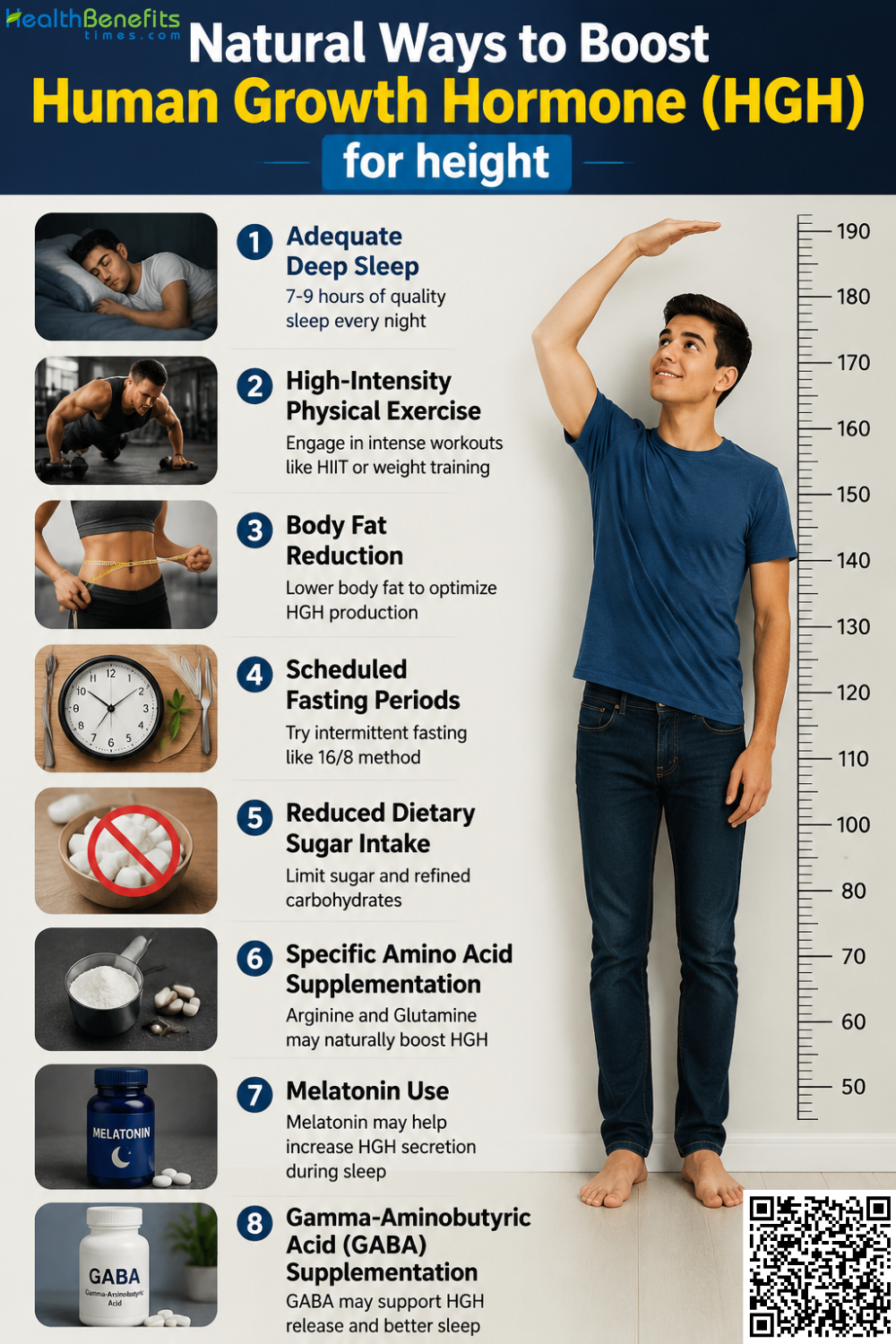 Natural Ways to Boost Human Growth Hormone (HGH) for height