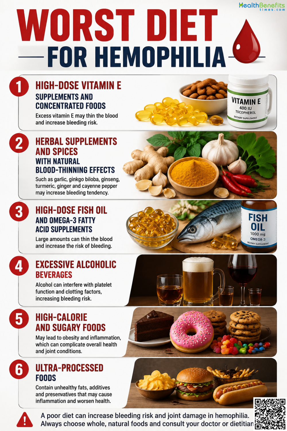 Worst Diet for Hemophilia