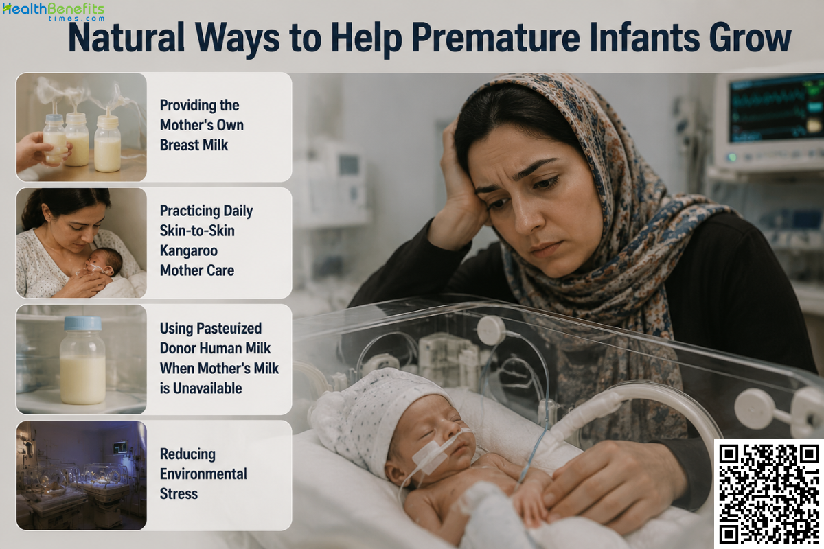 Natural way to help premature infants grow