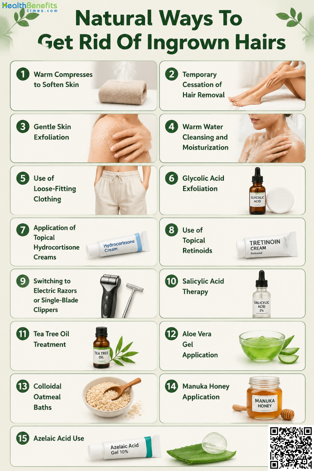 Natural Ways to Get Rid Of Ingrown Hairs