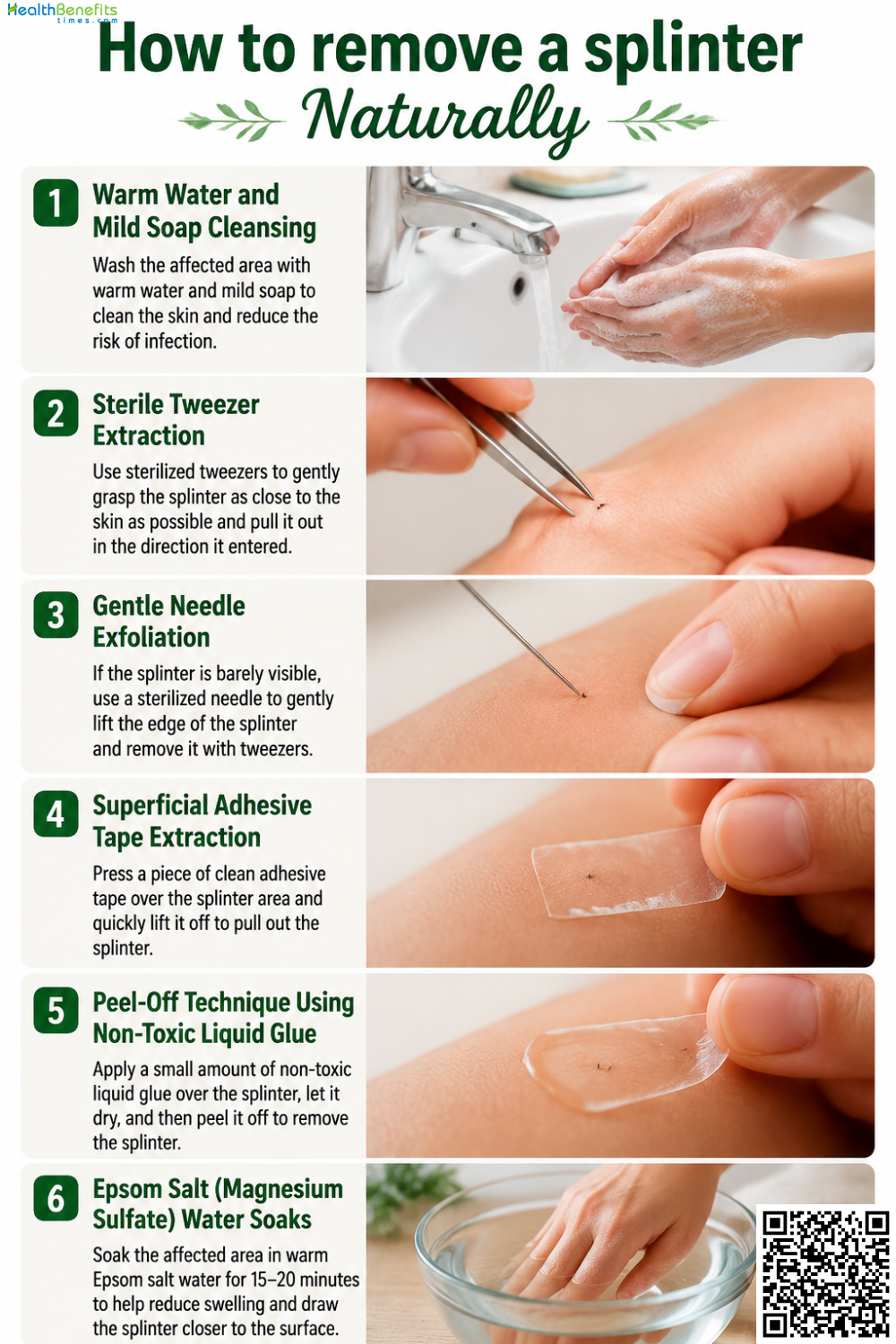 How to remove a splinter Naturally