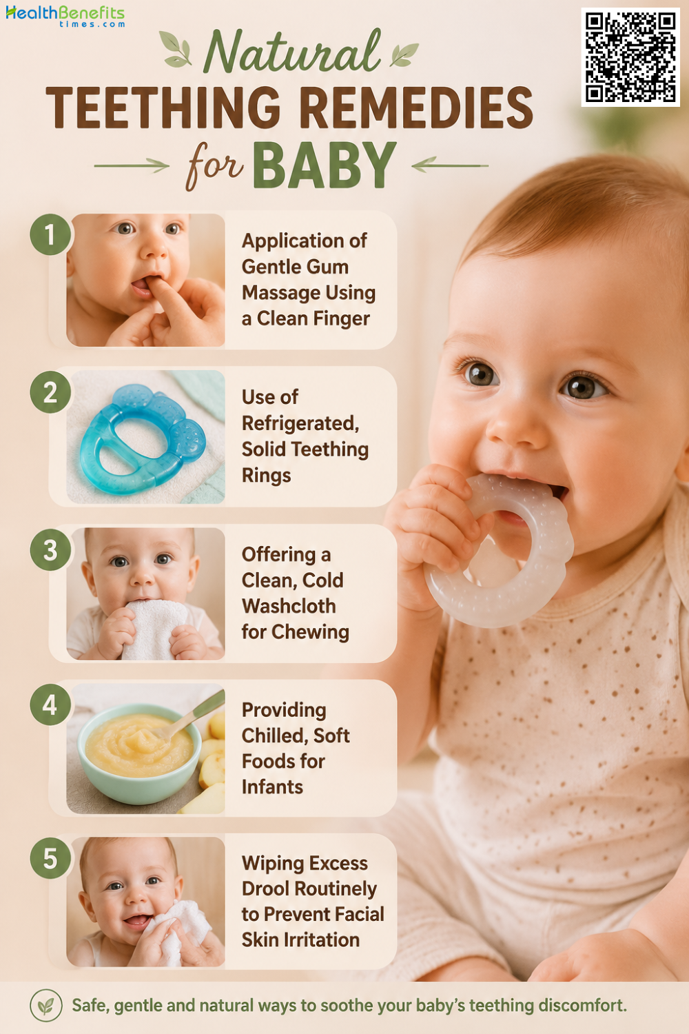 Natural teething remedies for Baby