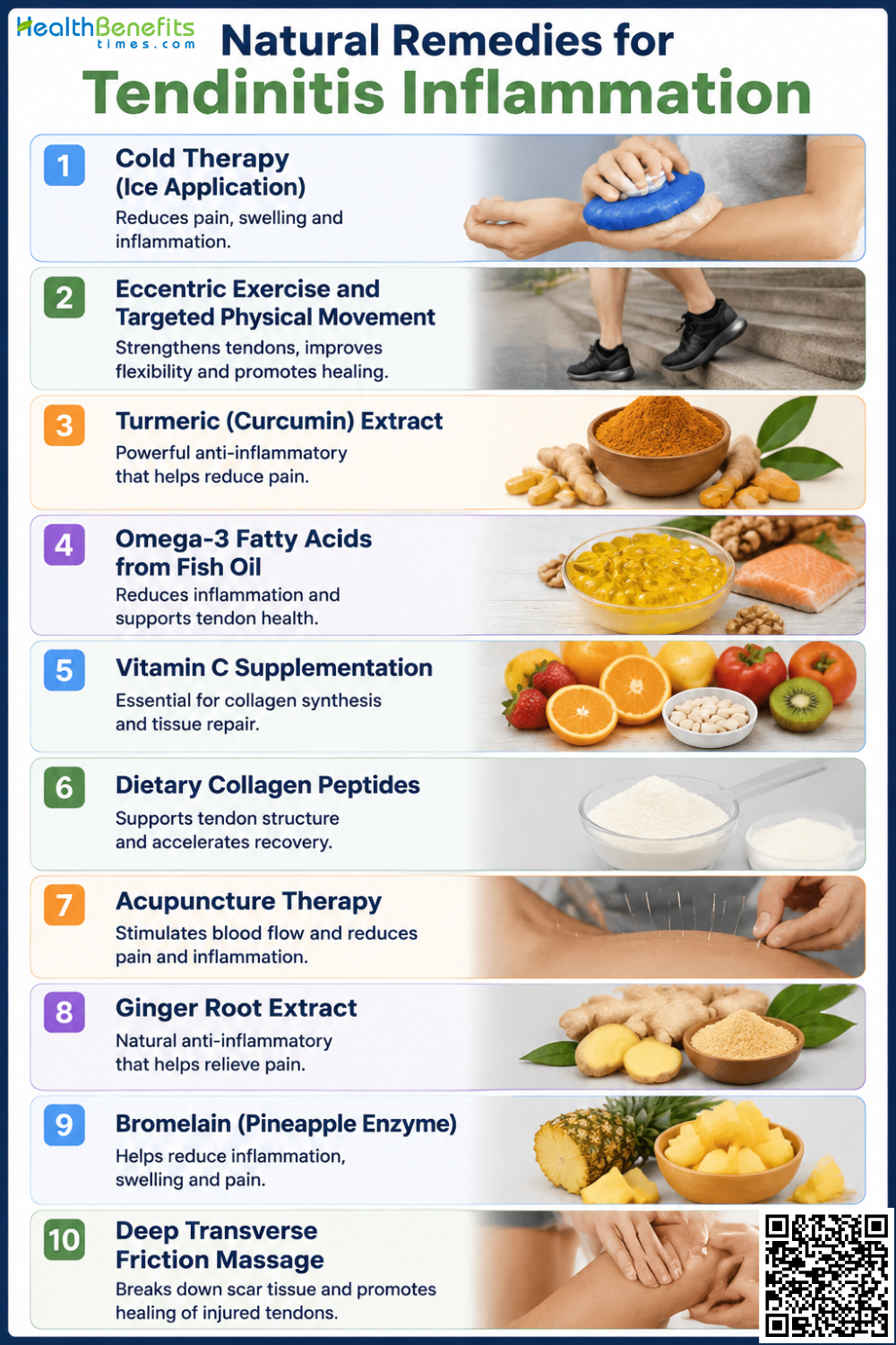 Natural Remedies for Tendinitis Inflammation