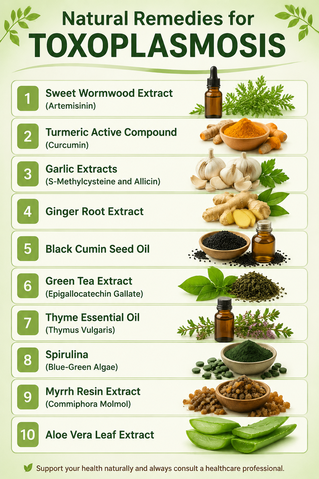 Natural Remedies for Toxoplasmosis
