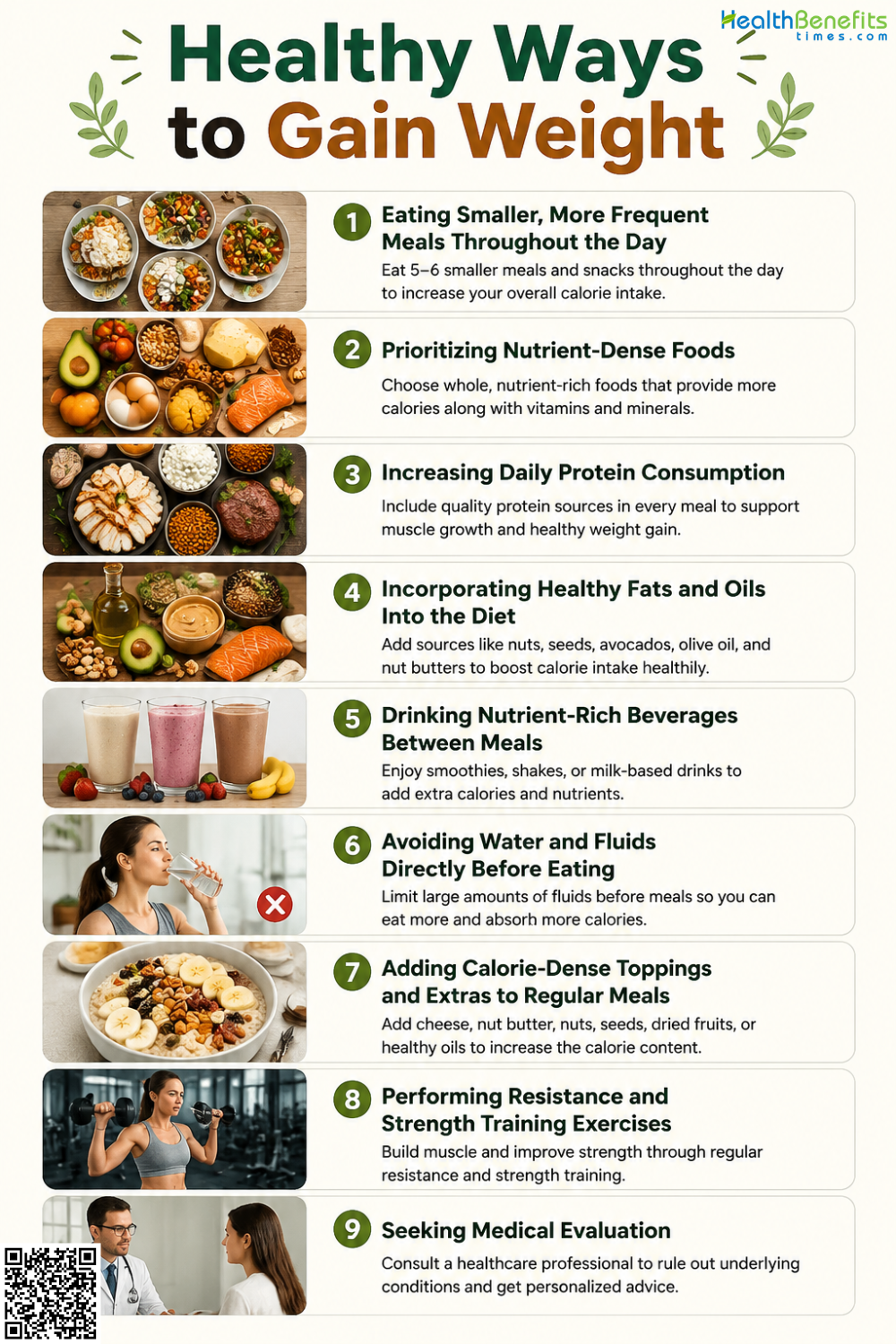 Healthy ways to gain weight