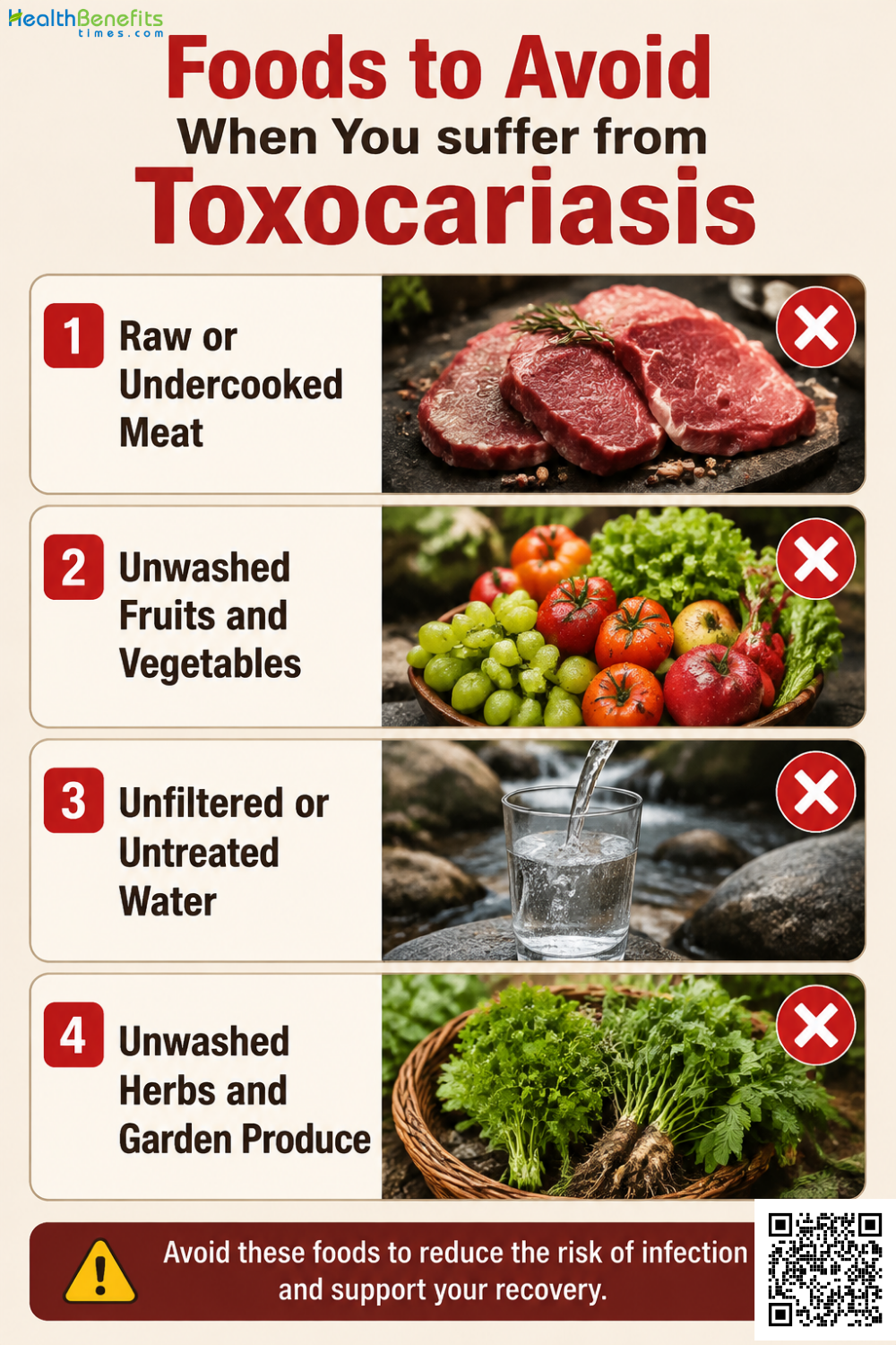 Foods to Avoid When You suffer from Toxocariasis