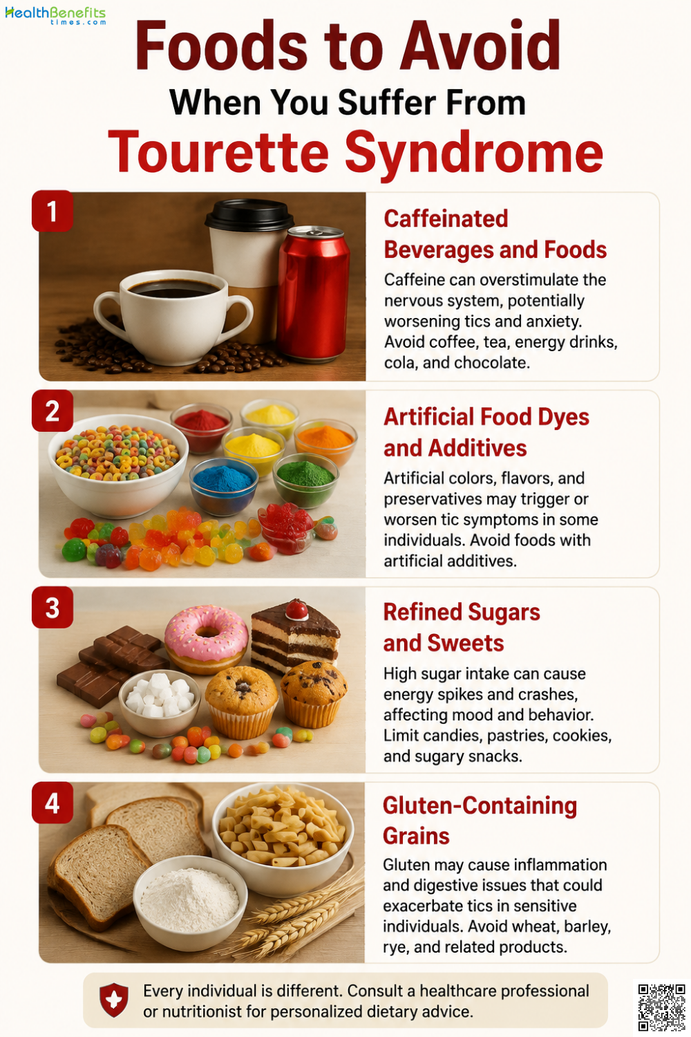 Foods to Avoid When You Suffer From Tourette Syndrome