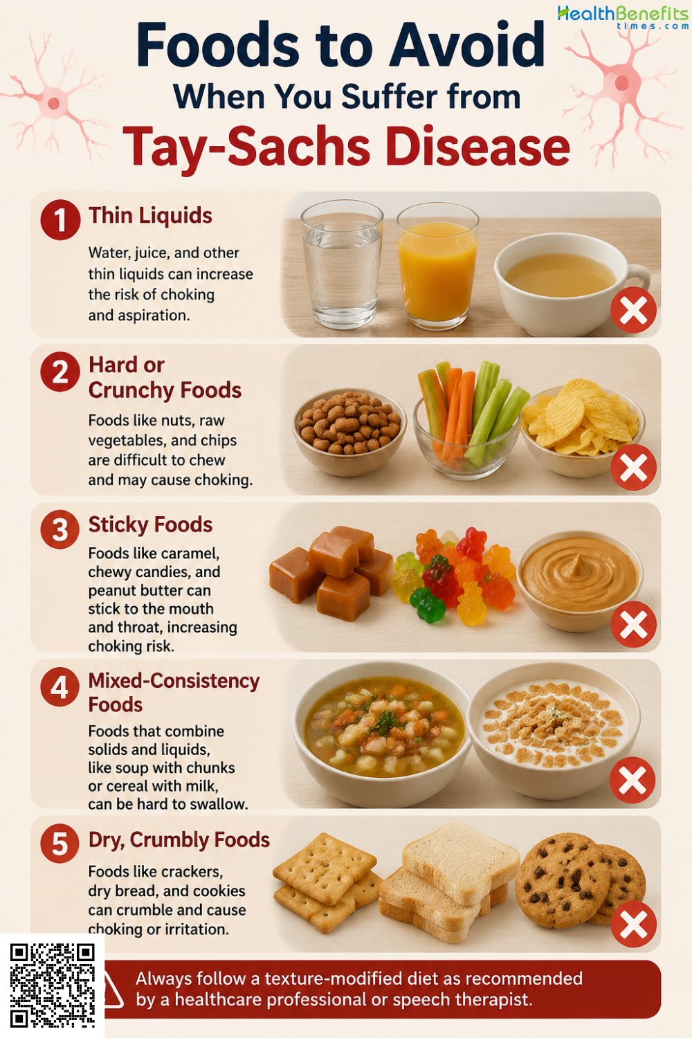 Foods to Avoid When You Suffer from Tay-Sachs Disease