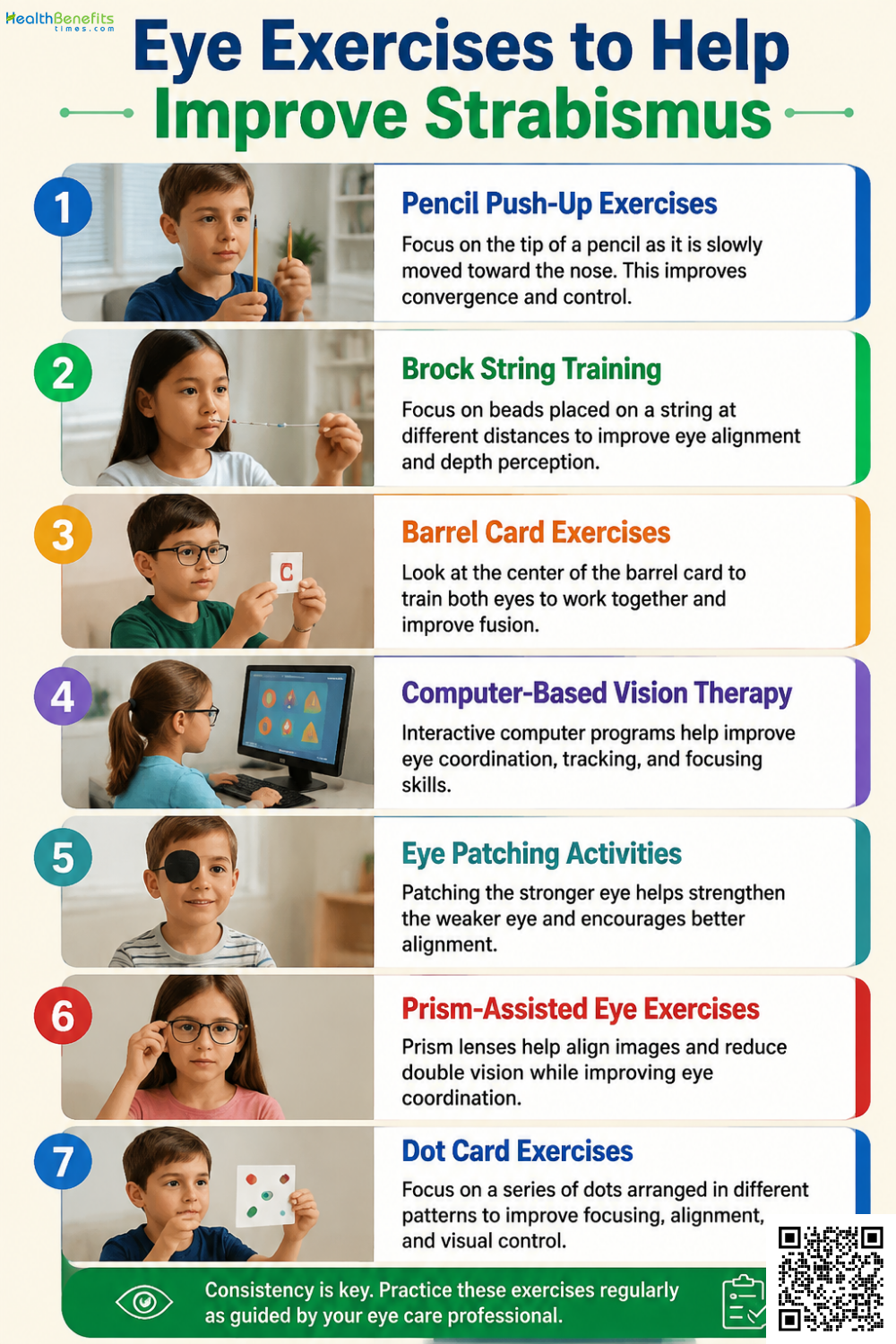 Eye Exercises to Help Improve Strabismus