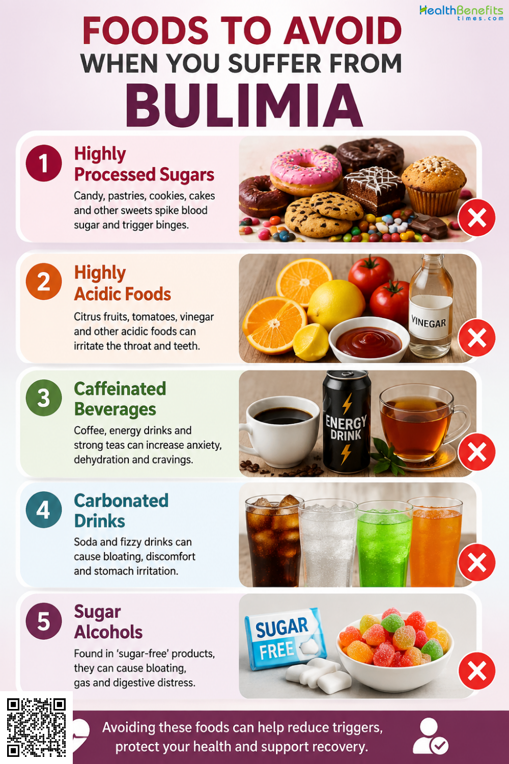 Foods to Avoid When You Suffer from Bulimia