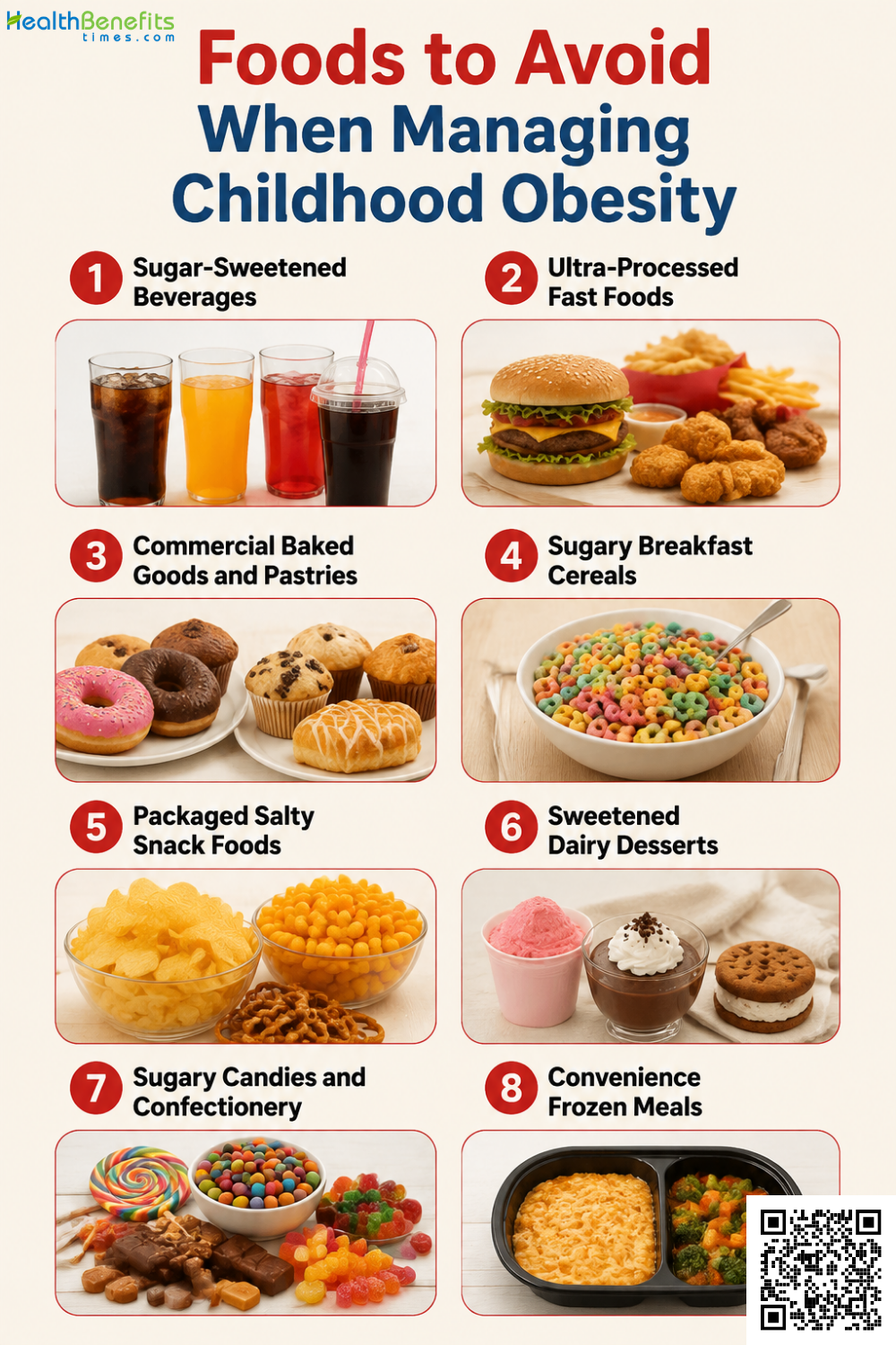 Foods to Avoid When Managing Childhood Obesity