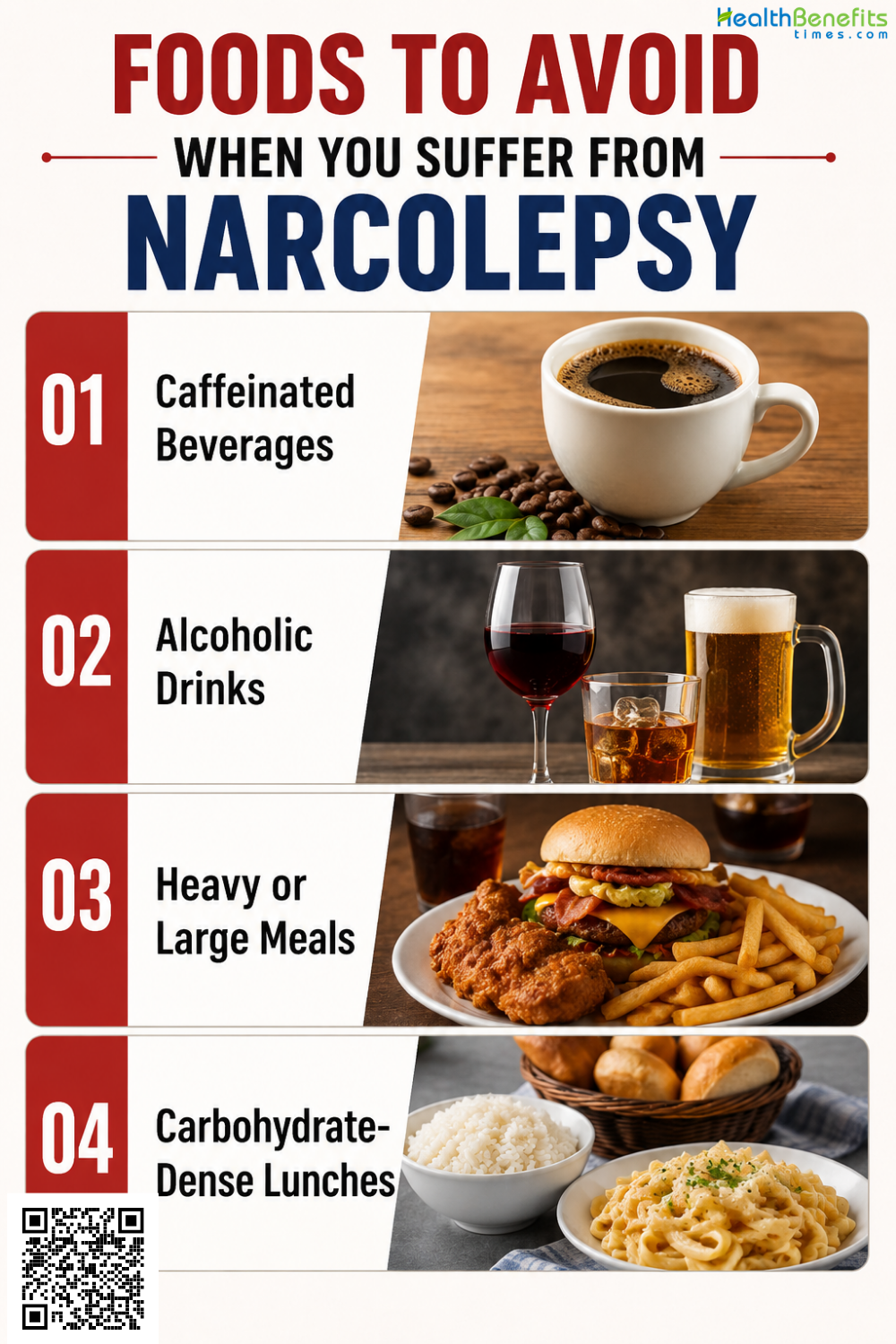 Foods to Avoid When You suffer from Narcolepsy