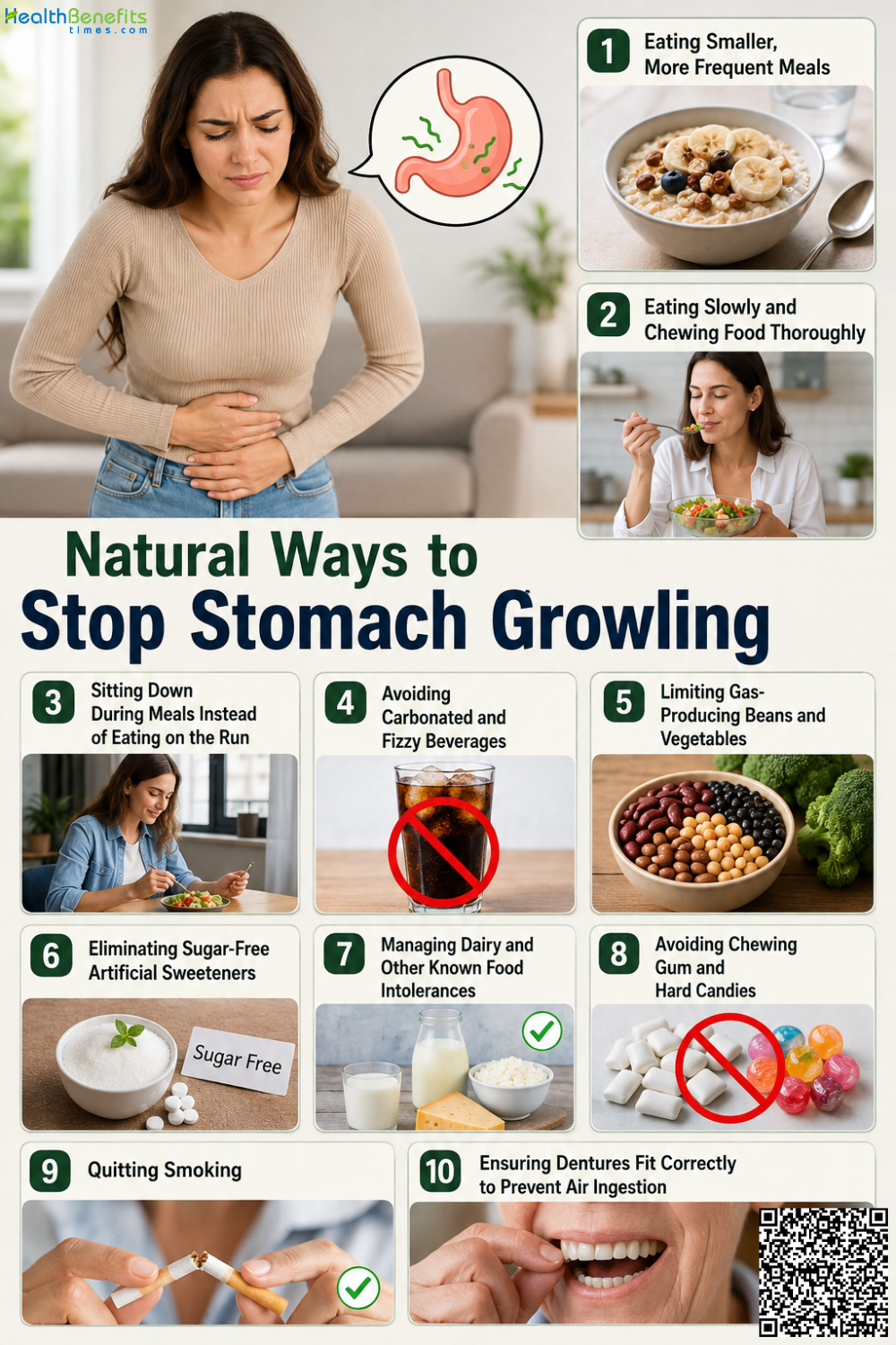 Natural Ways to Stop Stomach Growling