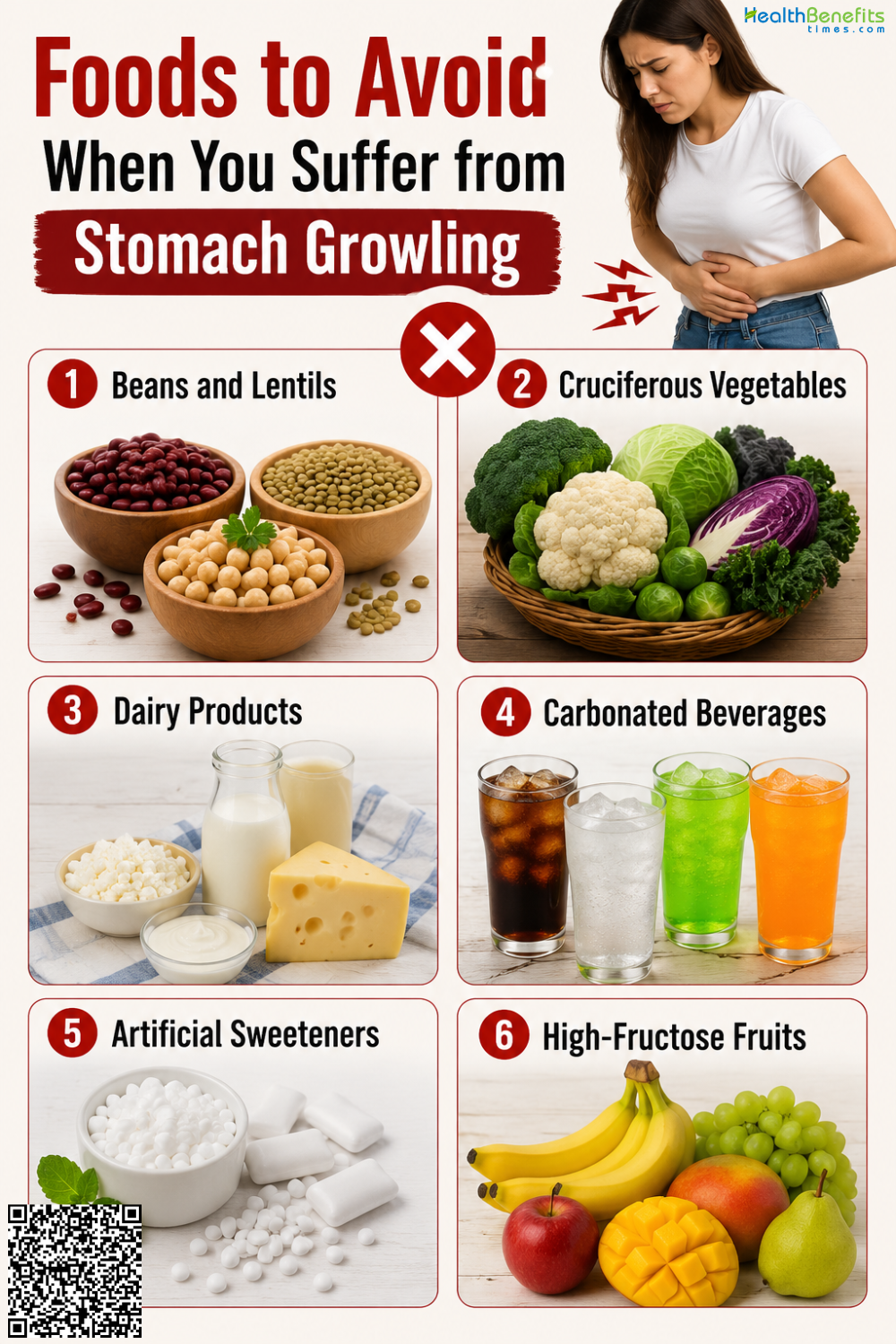 Foods to Avoid When You suffer from Stomach Growling