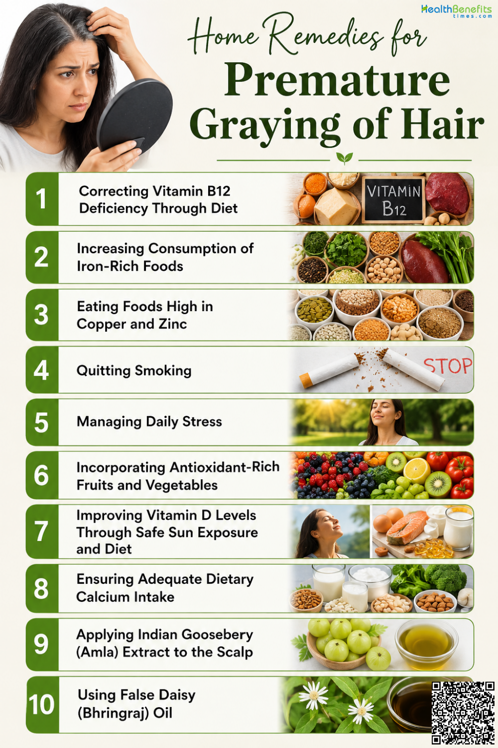 Home Remedies for Premature Graying of Hair