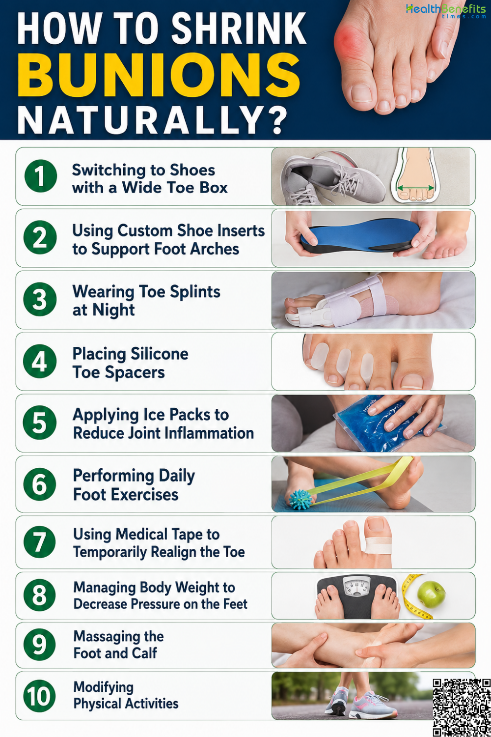How to Shrink Bunions Naturally?