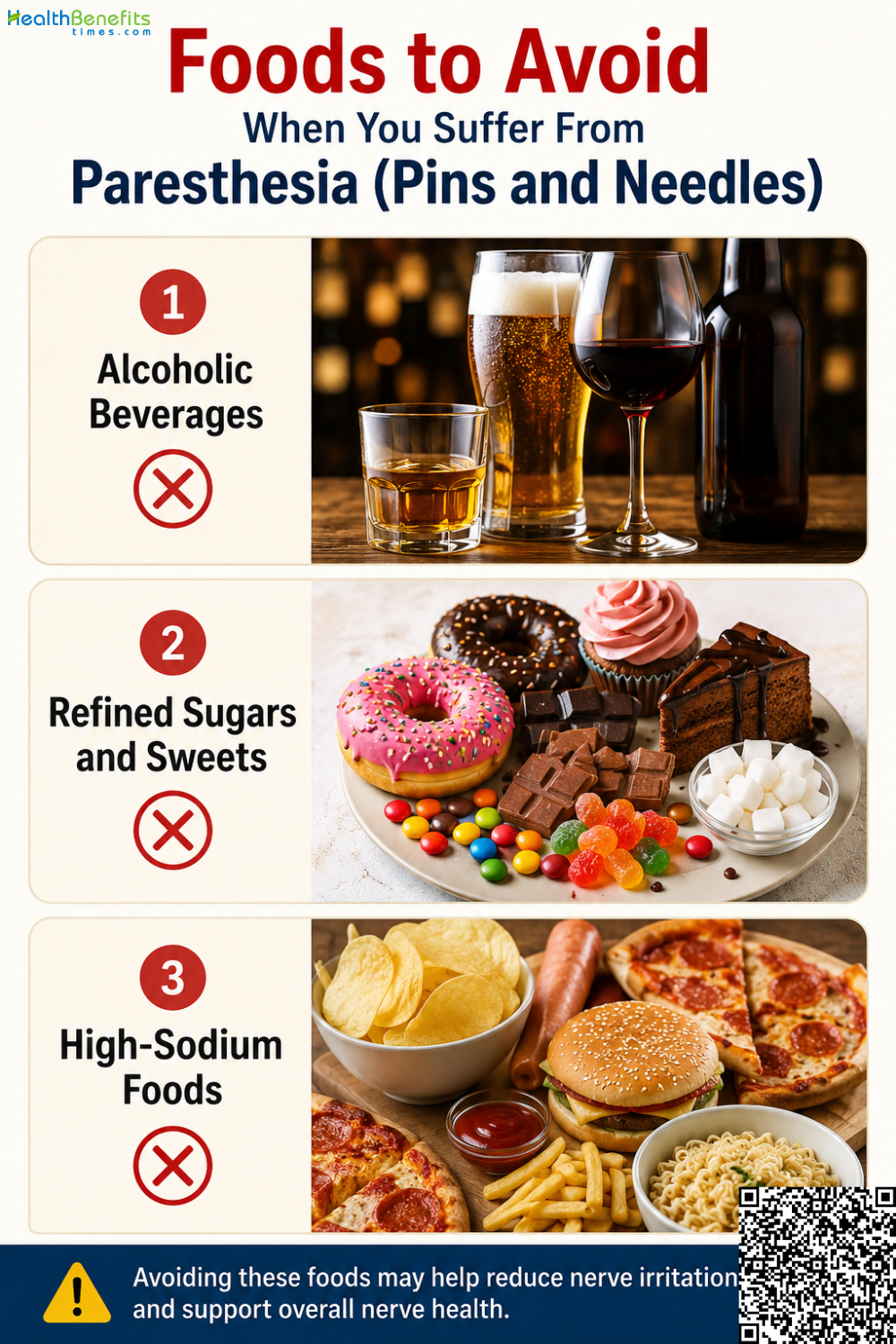 Foods to Avoid When You Suffer from Paresthesia
