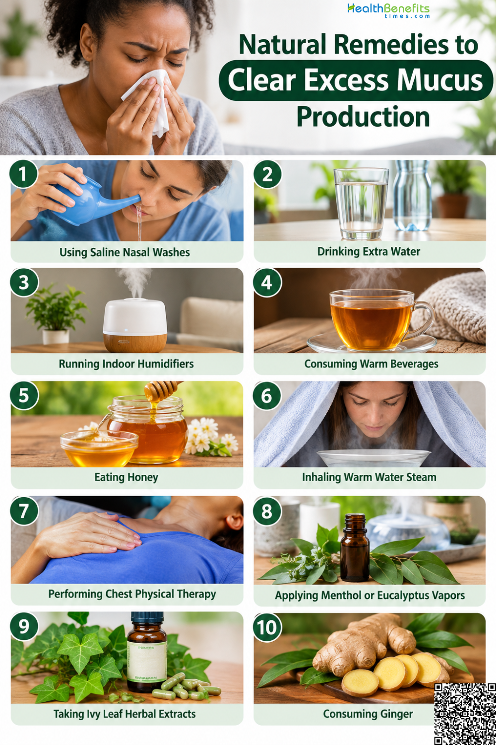 Natural Remedies to Clear Excess Mucus Production
