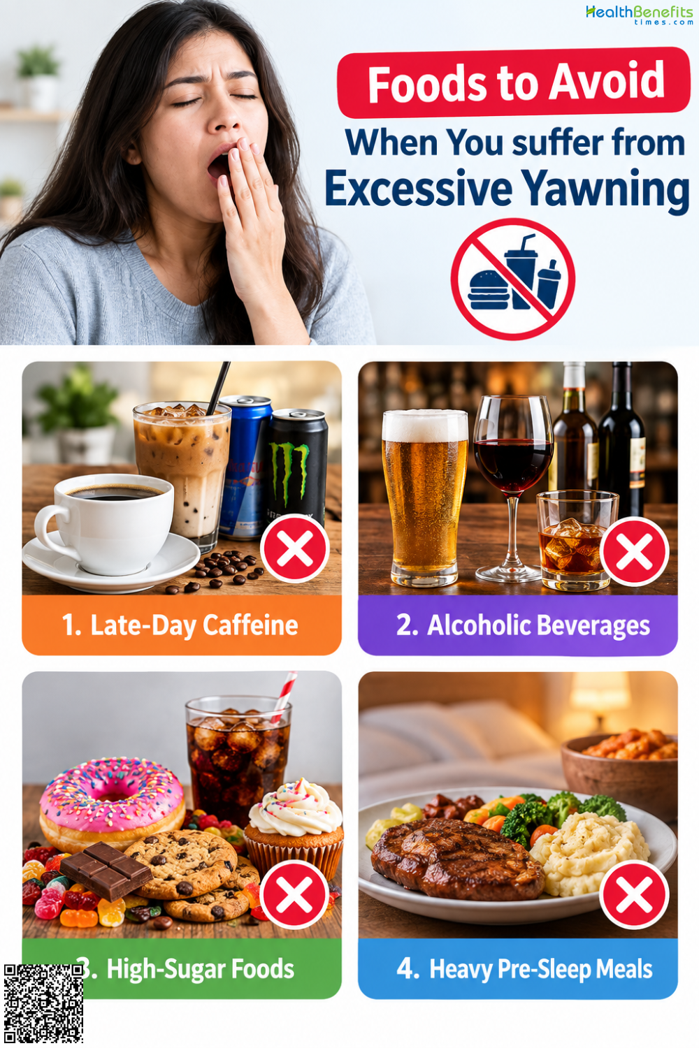Foods to Avoid When You Suffer from Excessive Yawning