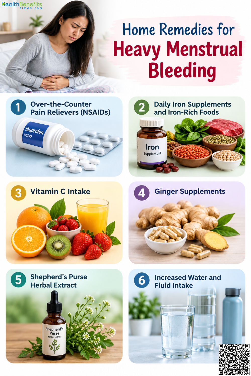 Home Remedies for Heavy menstrual bleeding