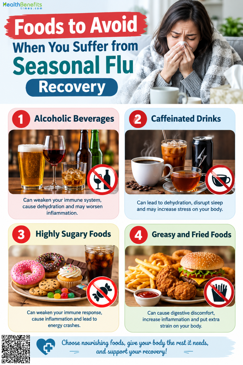 Foods to Avoid When You Suffer From Seasonal Flu Recovery