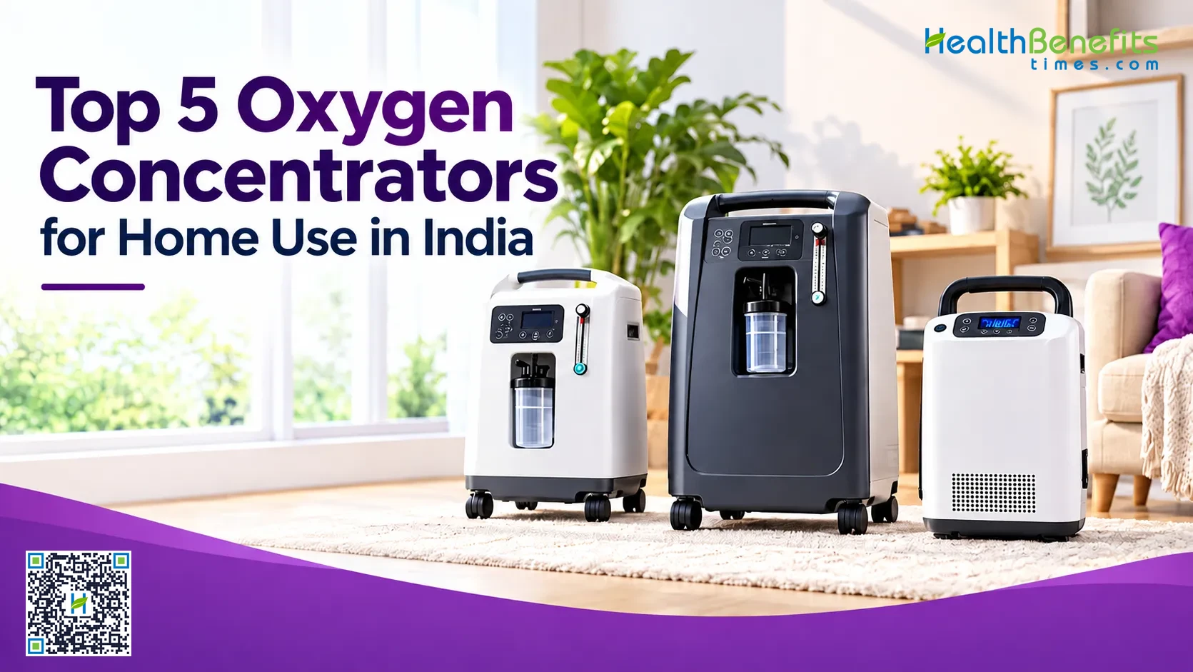 Top 5 oxygen concentrators for home use in India compared