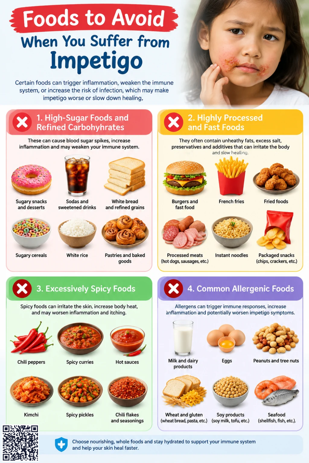 Foods to Avoid When You Suffer From Impetigo