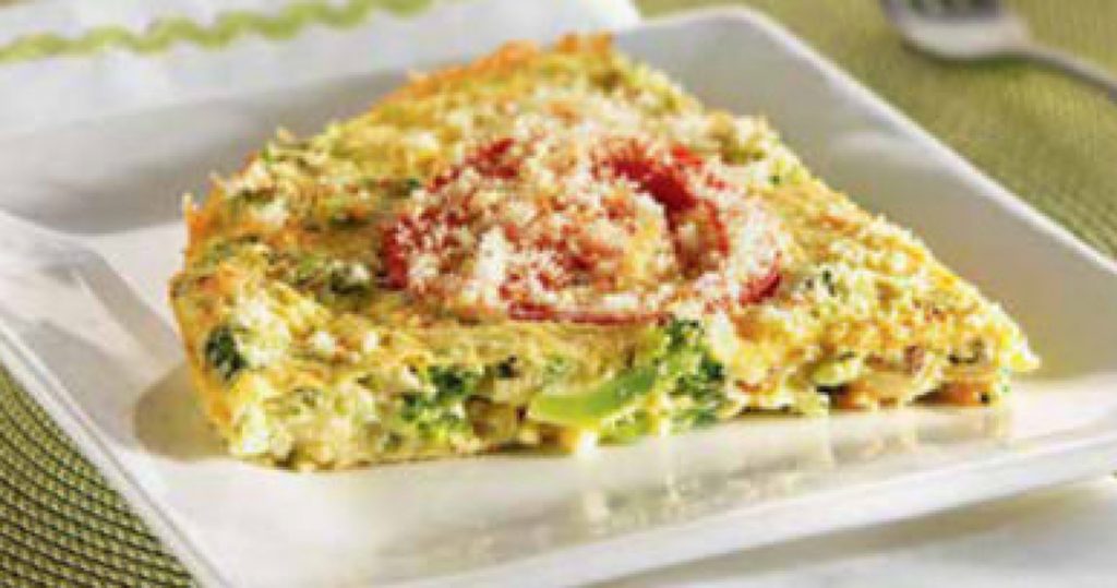 Crustless Salmon & Broccoli Quiche Recipe Healthy Recipe