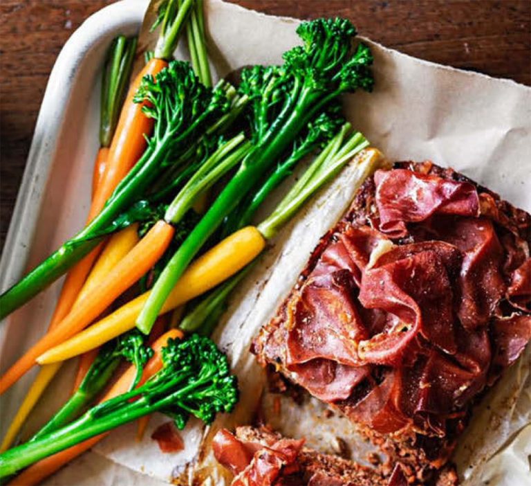 How to Make Prosciutto, Beef and Vegie Meatloaf Healthy Recipe