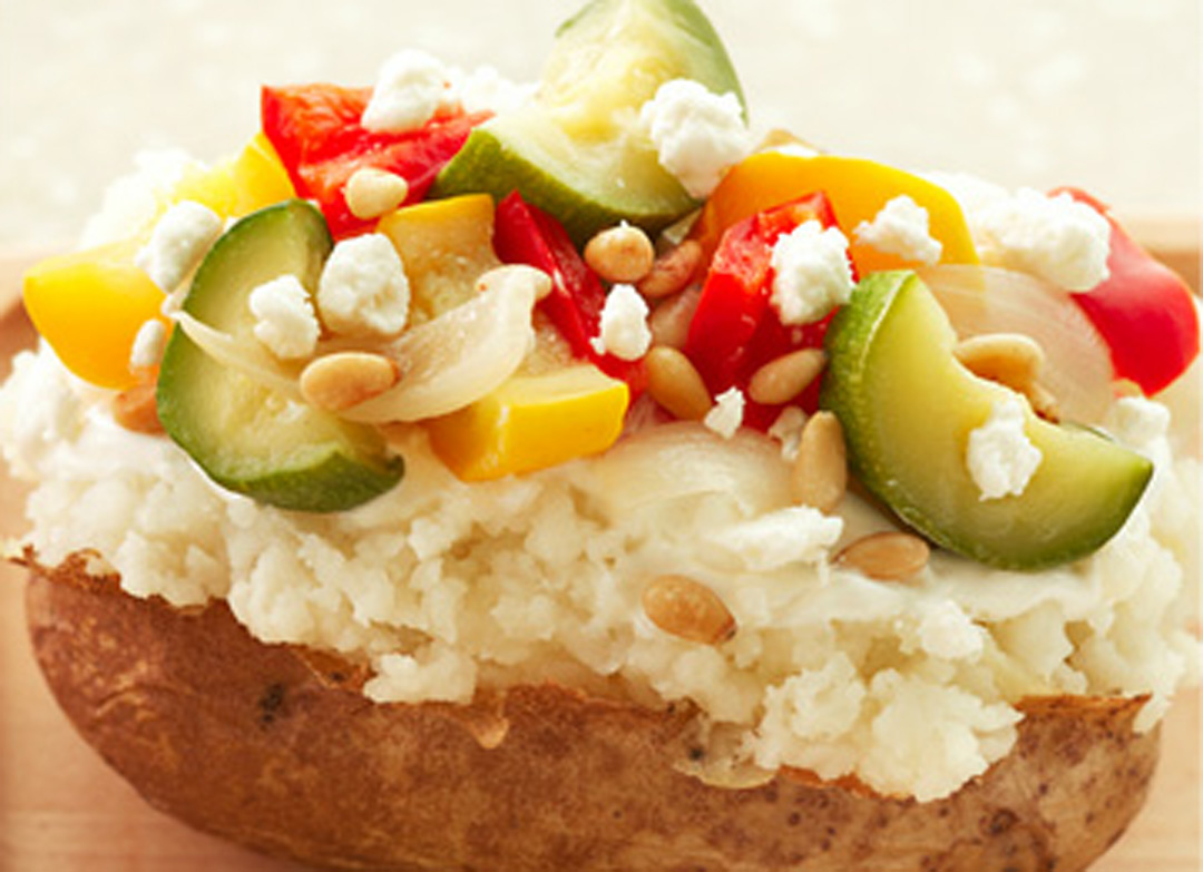 Roasted VeggieStuffed Potatoes Recipe Healthy Recipe