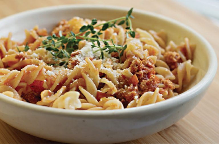 Rotini with Bolognese Sauce Recipe Healthy Recipe