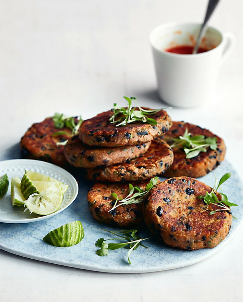 Sweet Potato and Black Bean Fritters Recipe Healthy Recipe