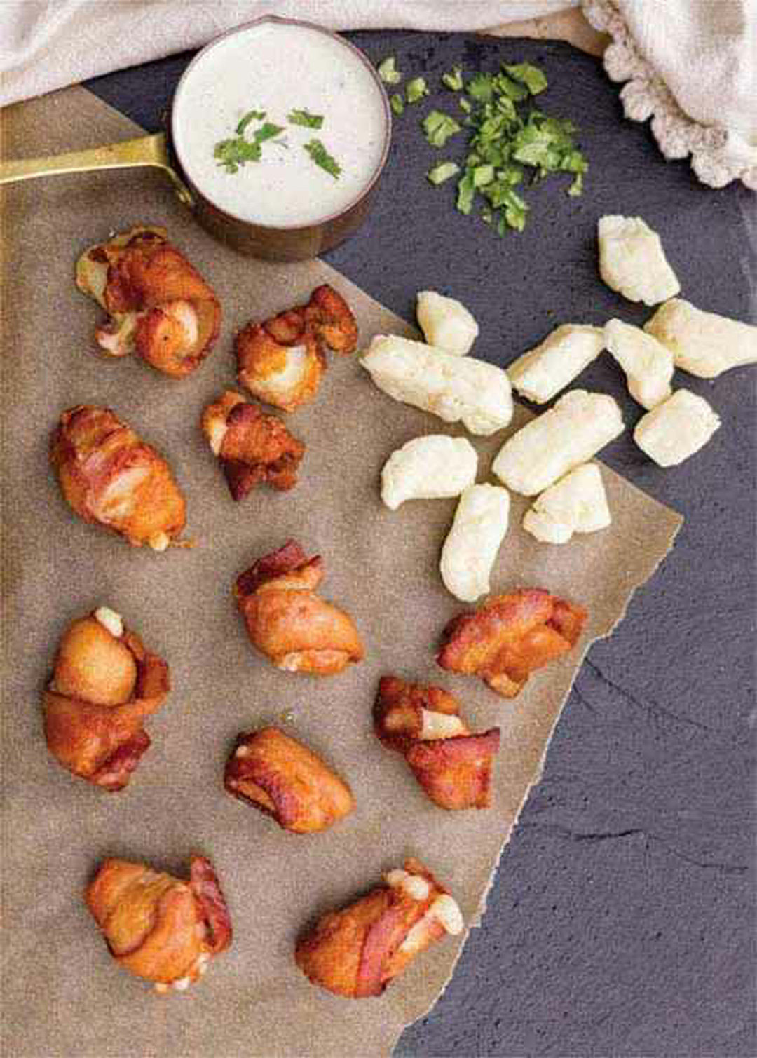 BaconWrapped Cheese Curds Recipe Healthy Recipe