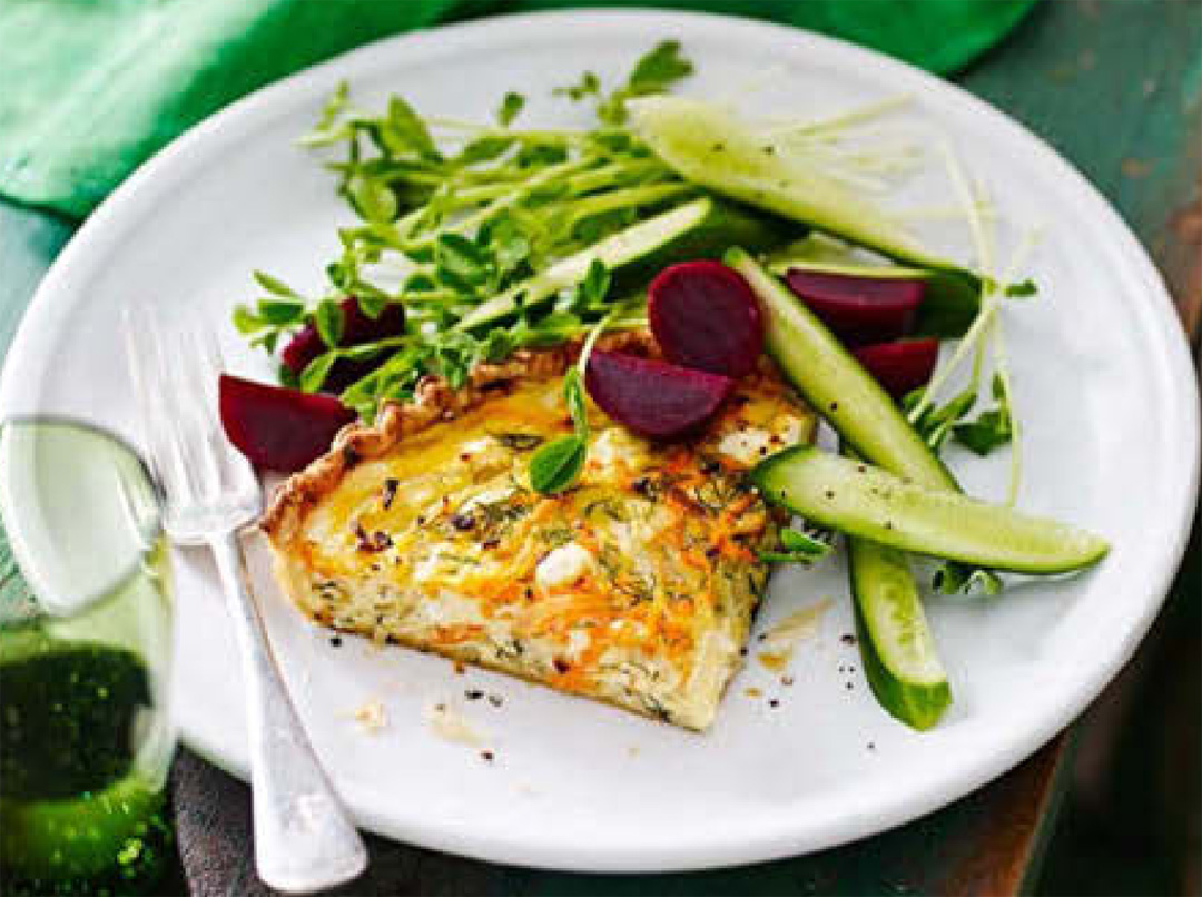 Carrot, Feta and Dill Quiche Recipe Healthy Recipe