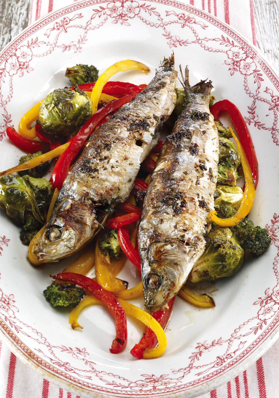 Grilled Veggies and Sardines Recipe Healthy Recipe