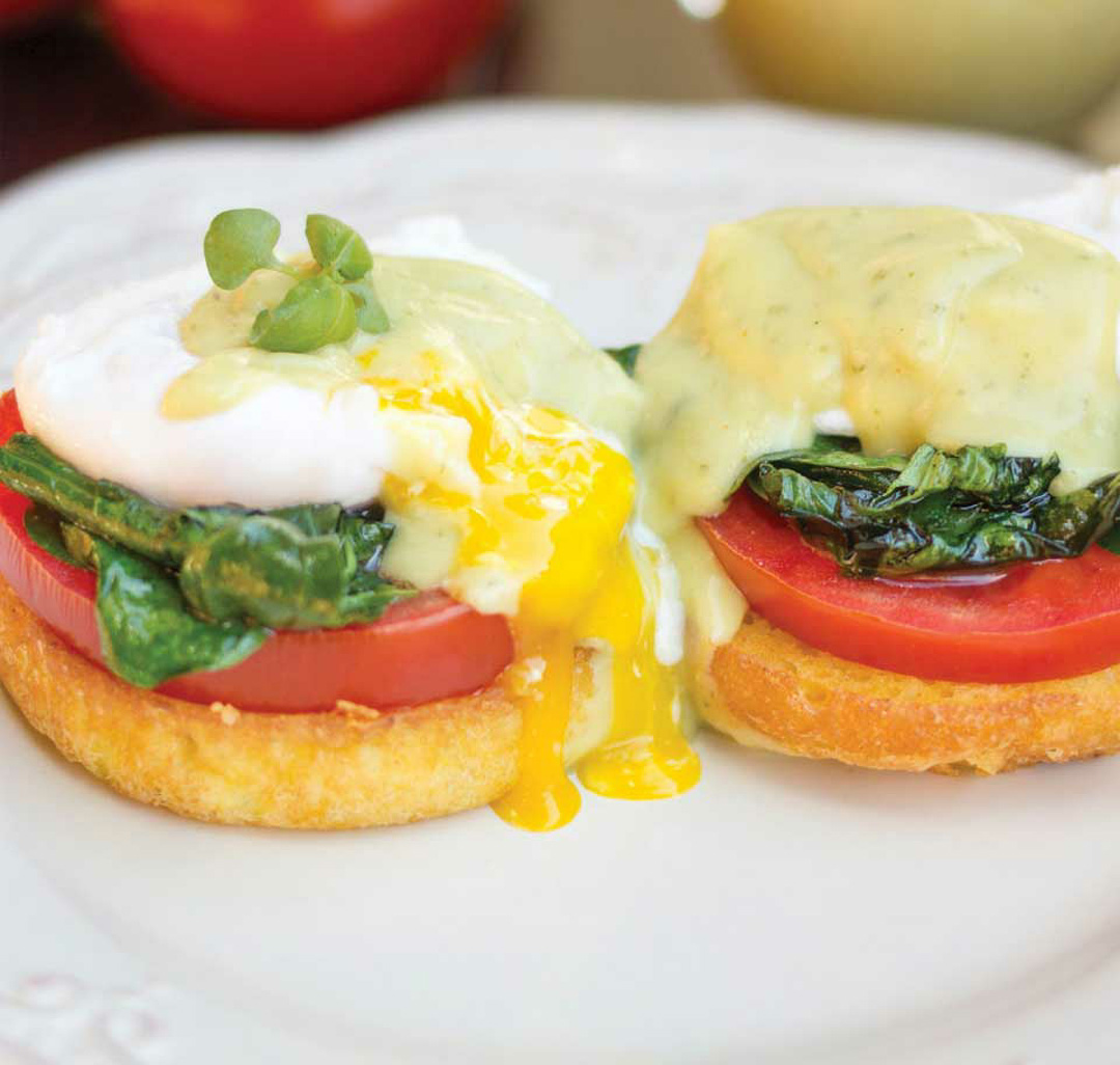How to Make Eggs Florentine with Basil Hollandaise Healthy Recipe