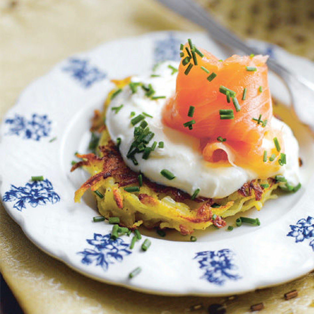 How to Make Potato Pancakes with Smoked Salmon Healthy Recipe