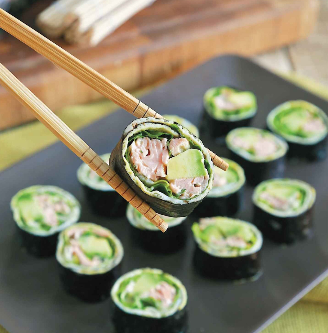 How to Make Salmon Nori Rolls Healthy Recipe