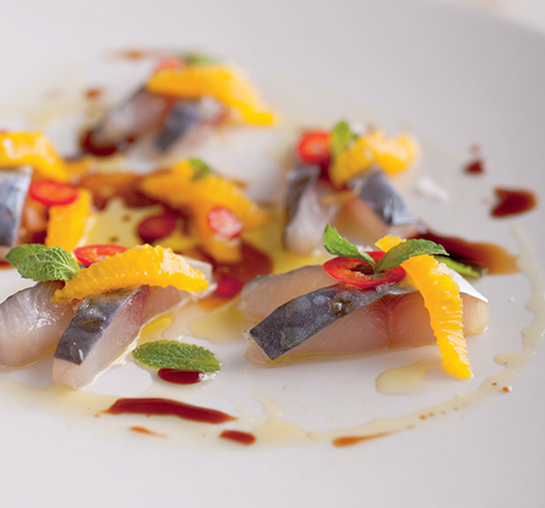 Mackerel, Oranges, Mint, Chiles, and Lemon Agrumato Recipe Healthy Recipe
