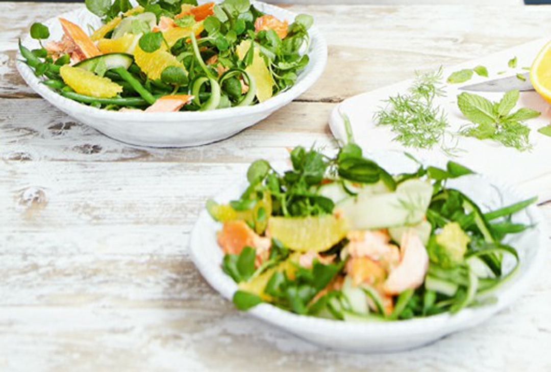 How to Make Trout and Watercress Salad - Healthy Recipe