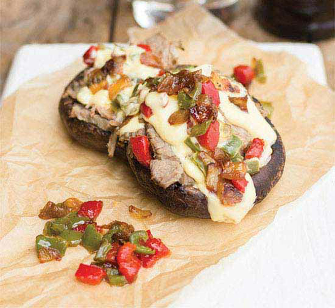 Philly “Cheese” Steak Stuffed Portobellos Recipe Healthy Recipe