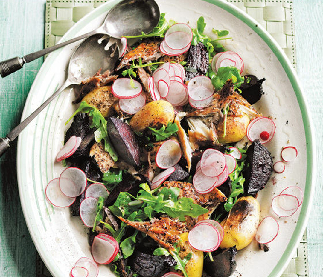 Smoked Mackerel, Beetroot and New Potato Salad Recipe Healthy Recipe