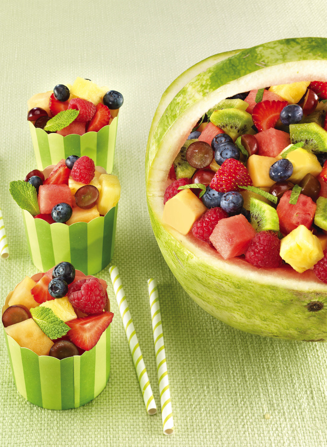 How to Make Fresh Fruit Basket Healthy Recipe