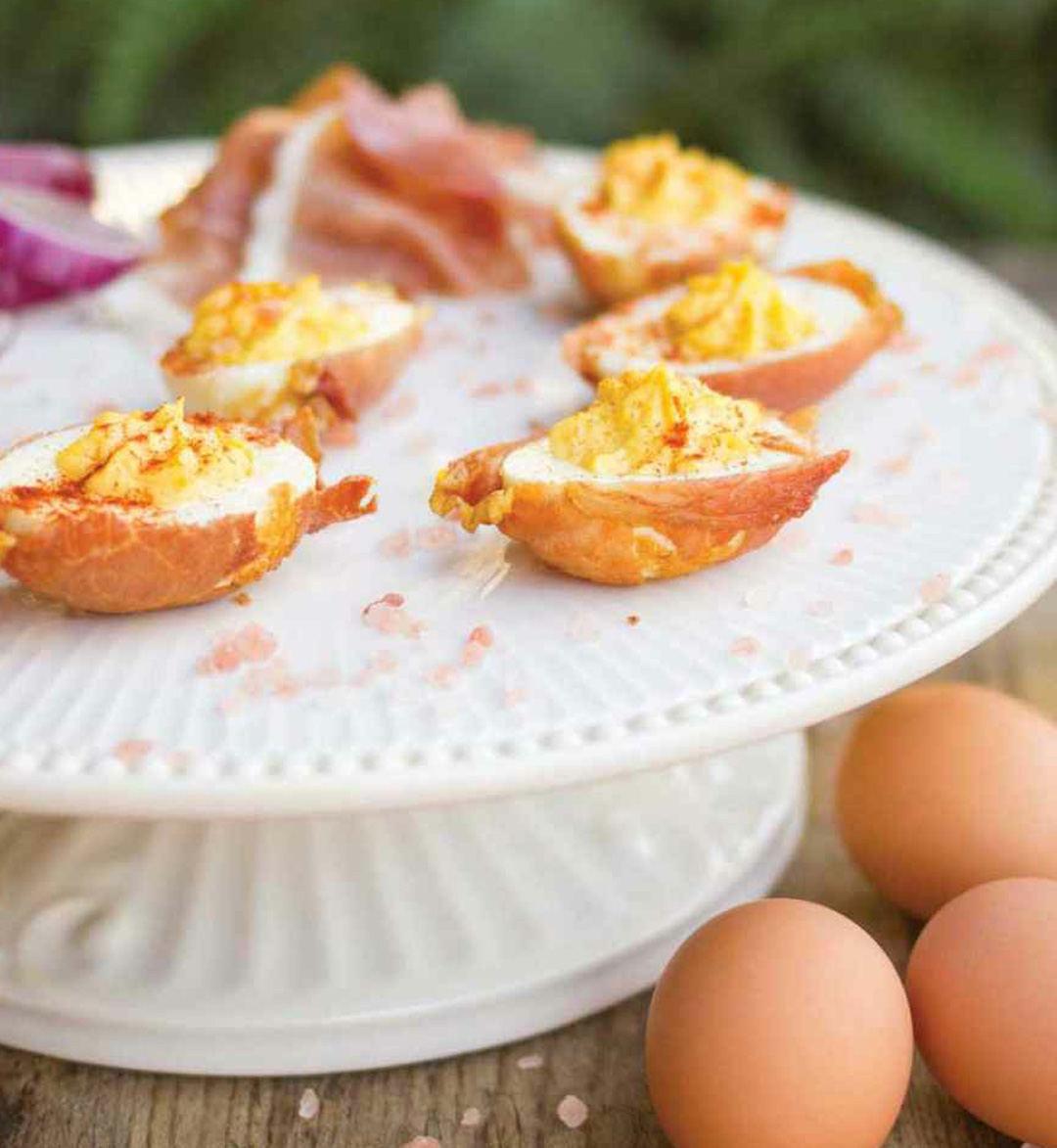 How to Make Fried Prosciutto Wrapped Deviled Eggs Healthy Recipe