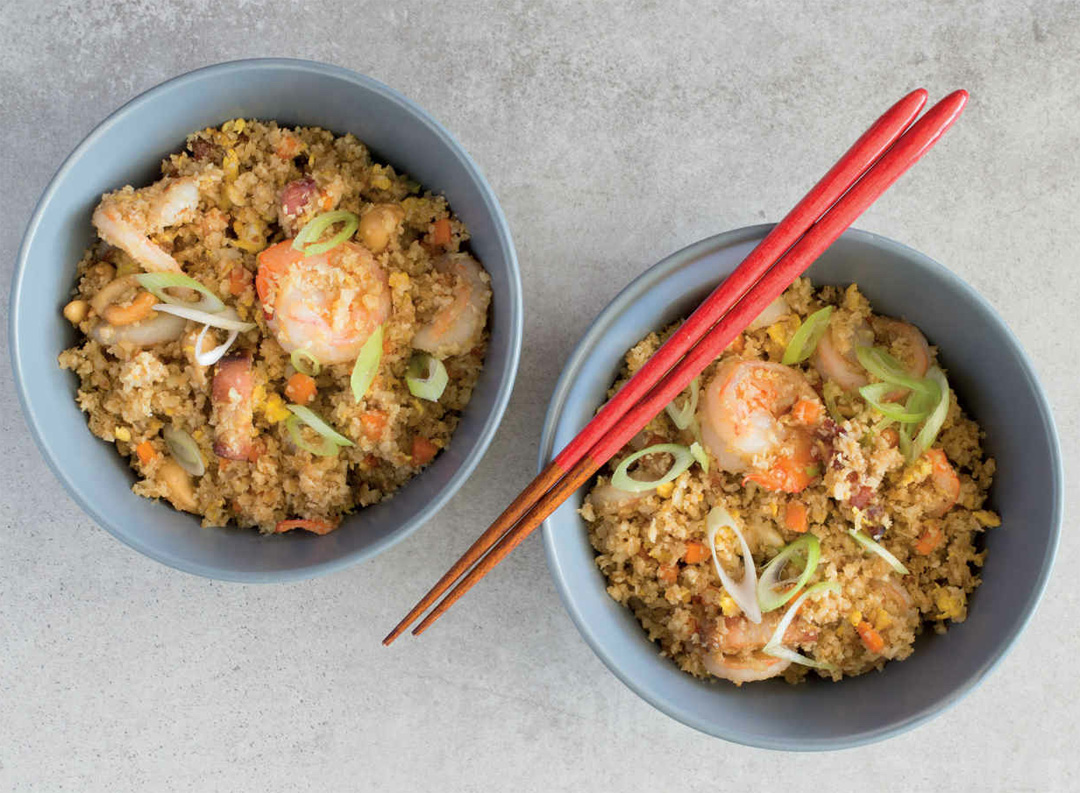 How to Make Shrimp Fried Cauliflower Rice Healthy Recipe