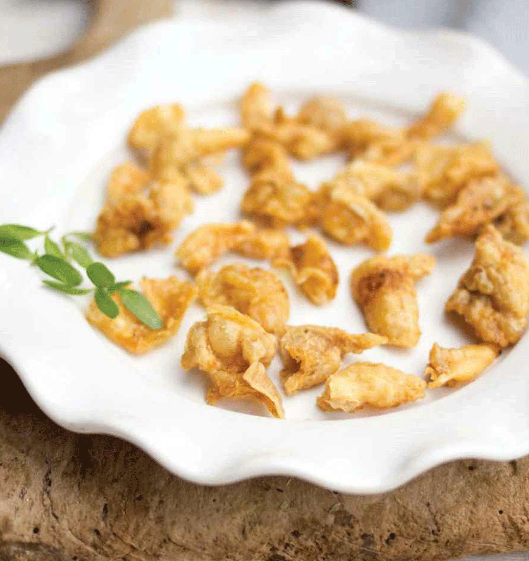 Crispy Chicken Skin Croutons Recipe Healthy Recipe
