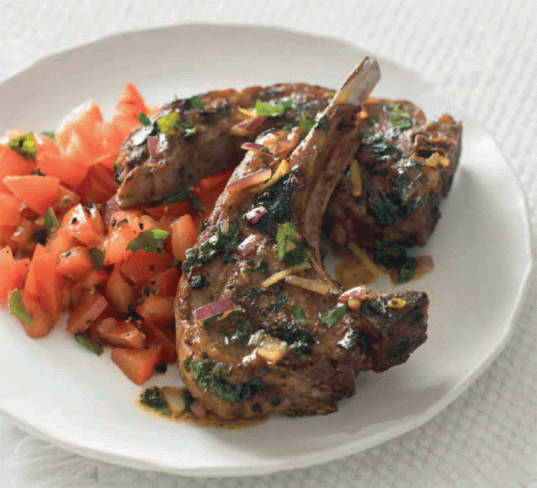 Grilled Lamb with Tomato Salsa Recipe Healthy Recipe